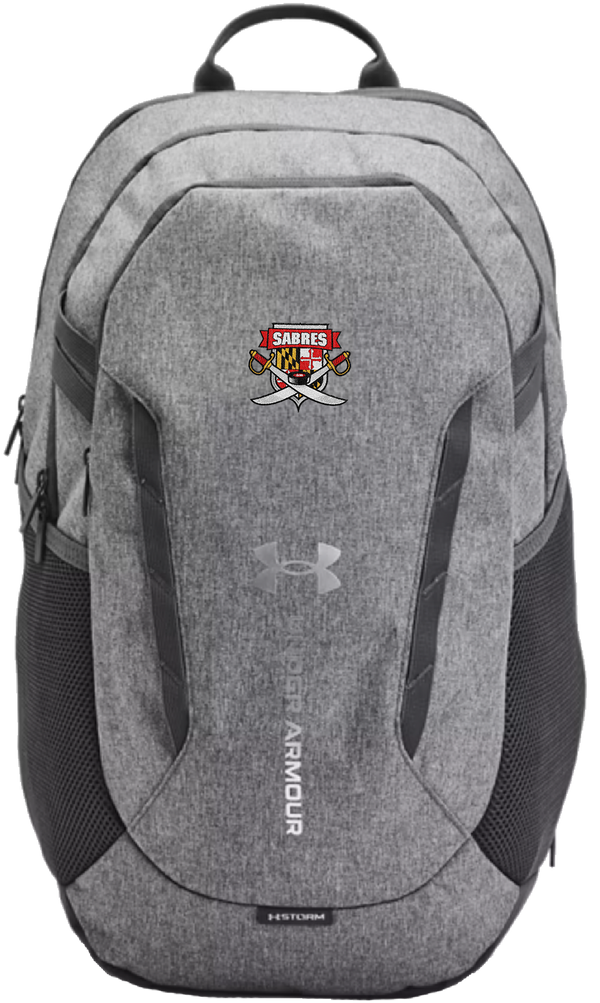 SOMD Sabres UA Hustle 6.0 Team Backpack
