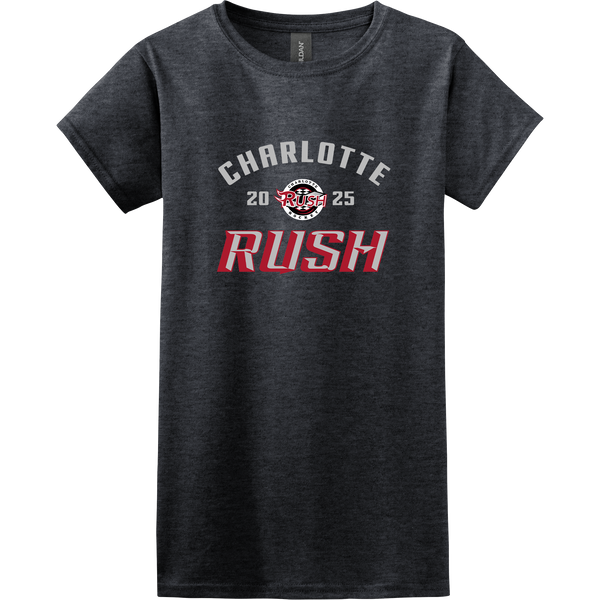 Charlotte Rush Hockey Softstyle Ladies T-Shirt