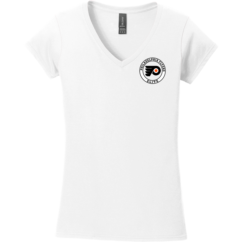 Philadelphia Flyers Elite Softstyle Ladies Fit V-Neck T-Shirt