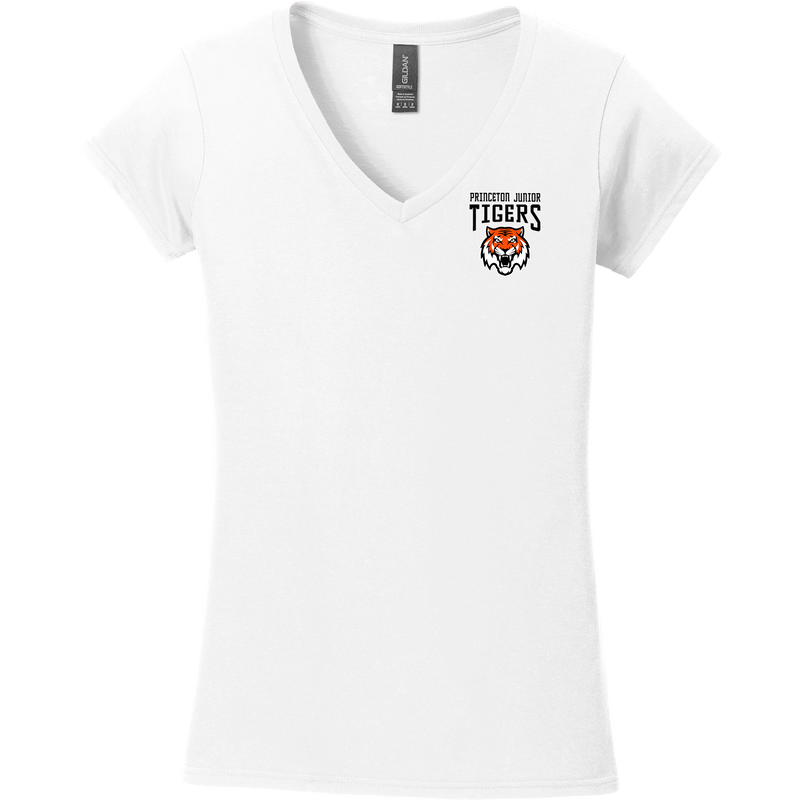 Princeton Jr. Tigers Softstyle Ladies Fit V-Neck T-Shirt