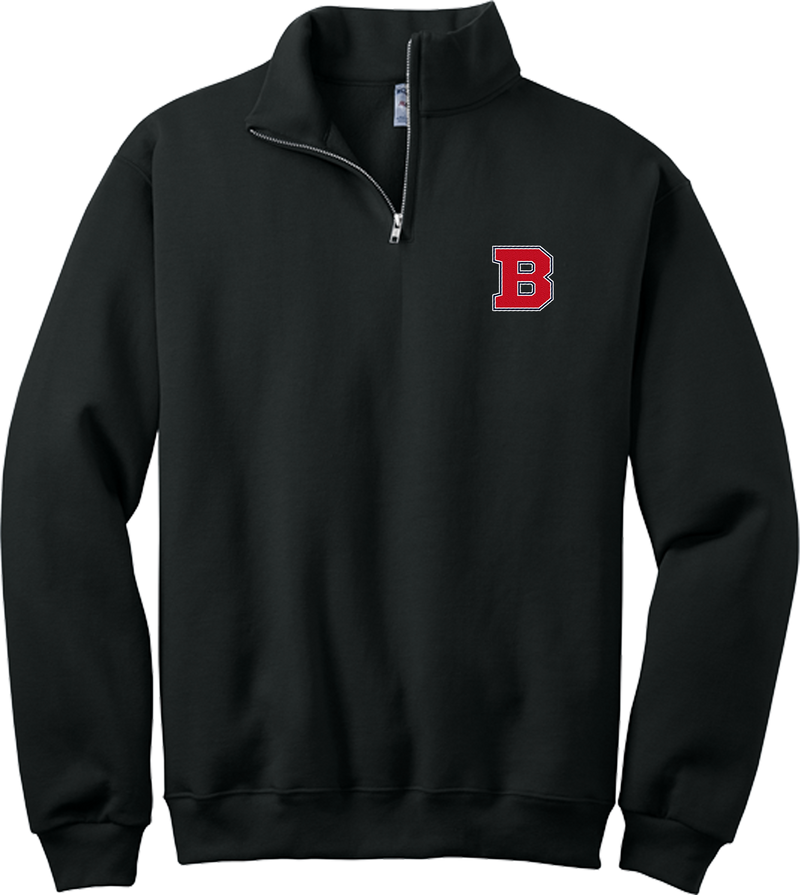 CT Bobcats NuBlend 1/4-Zip Cadet Collar Sweatshirt