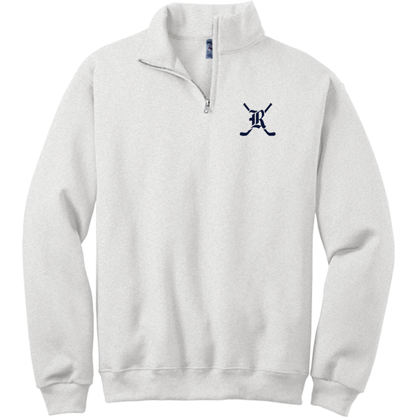 Randolph Middle School NuBlend 1/4-Zip Cadet Collar Sweatshirt