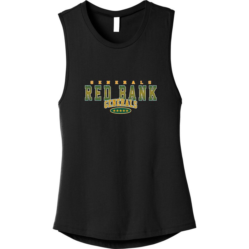 Red Bank Generals Womens Jersey Muscle Tank