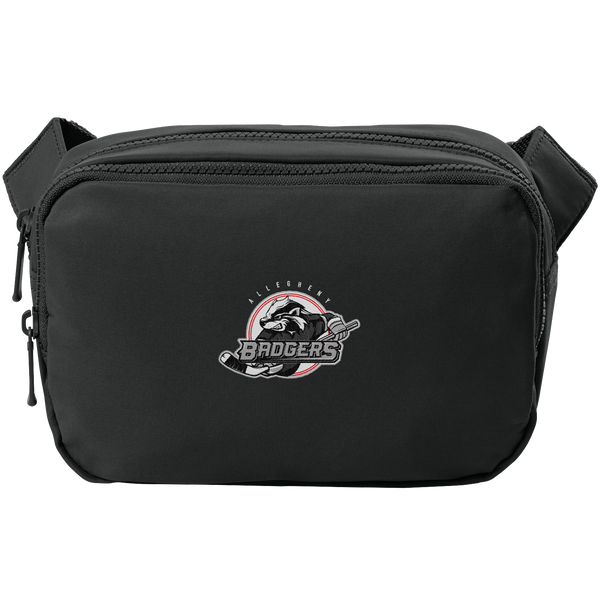 Allegheny Badgers Matte Dual-Compartment Crossbody