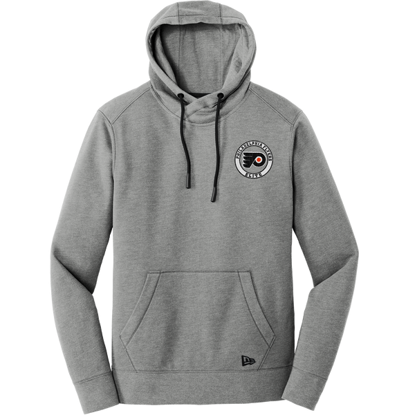 Philadelphia Flyers Elite New Era Tri-Blend Fleece Pullover Hoodie