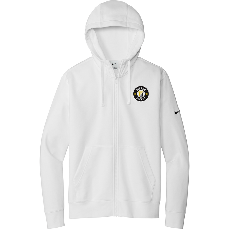 Upland Country Day School Nike Club Fleece Sleeve Swoosh Full-Zip Hoodie