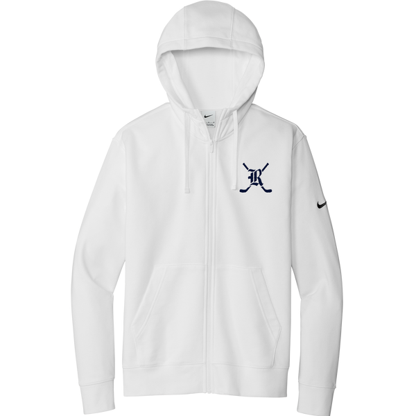 Randolph Middle School Nike Club Fleece Sleeve Swoosh Full-Zip Hoodie