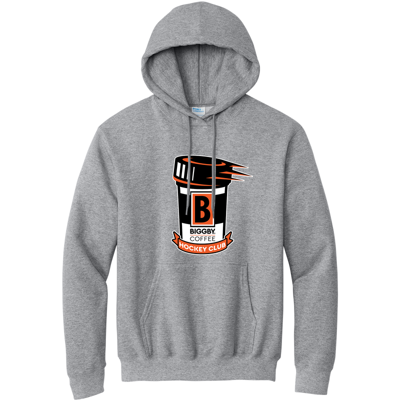 Biggby Bombers Essential Fleece Pullover Hooded Sweatshirt
