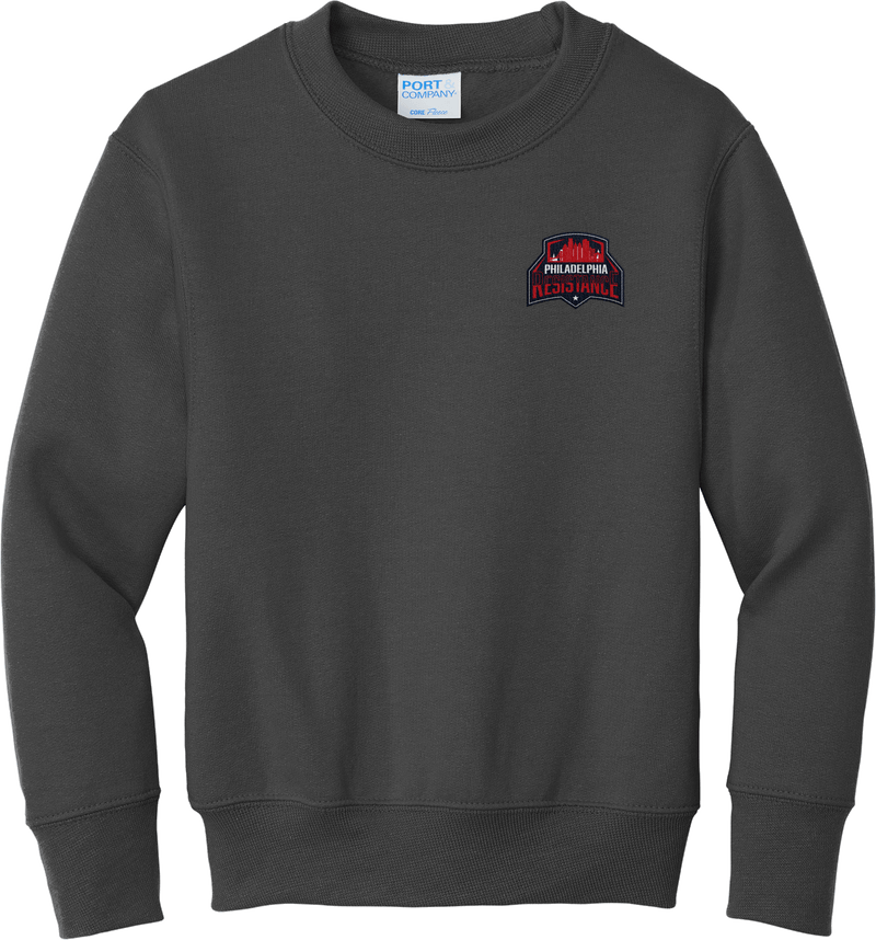 Philadelphia Resistance Youth Core Fleece Crewneck Sweatshirt