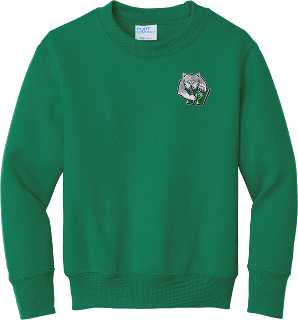 Woodbridge Wolfpack Youth Core Fleece Crewneck Sweatshirt
