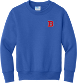 CT Bobcats Youth Core Fleece Crewneck Sweatshirt