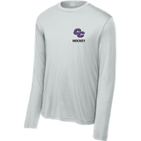 Curry College (Bleed Purple Hockey) Youth Long Sleeve PosiCharge Competitor Tee
