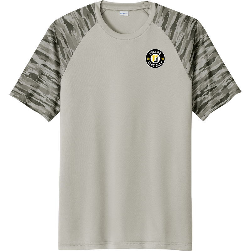 Upland Disc Golf Drift Camo Colorblock Tee